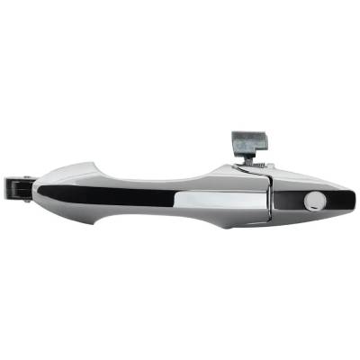 Rareelectrical - Front Left (Driver Side) Exterior Door Handle Compatible With 2007-2013 Acura Mdx Chrome With Key - Image 2