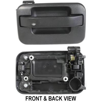 Rareelectrical - Front Passenger Side Exterior Door Handle Compatible With 2004-2008 Lincoln Mark Ford F-150 Textured - Image 2