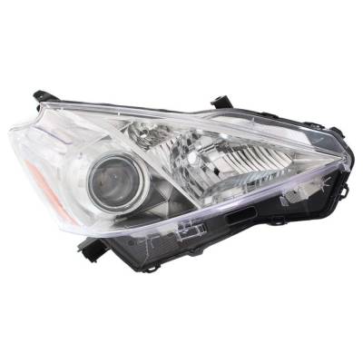 New Right Front Halogen Headlight Compatible With 2012-2014 Toyota Prius V Two Three Five Base 1.8L
