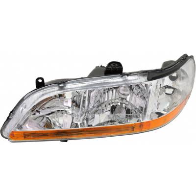 New Left Headlight Compatible With Honda Accord Dx Sedan 2.3L 2001 2002 By Part Number 33151-S84-A02