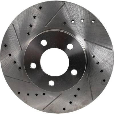 Rareelectrical - New Vented Brake Disc Compatible With Ford Lincoln Mercury Thunderbird Lx 8 Cyl 4.6L Continental - Image 3