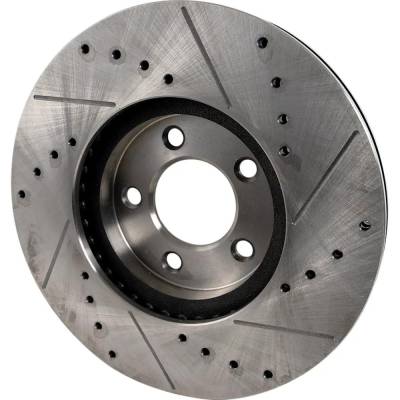 Rareelectrical - New Vented Brake Disc Compatible With Ford Lincoln Mercury Mark Viii Lsc 8 Cyl 4.6L Cougar Xr-7 8 - Image 2
