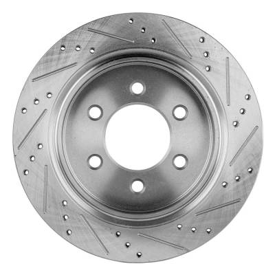 Rareelectrical - New Performance Rotor Brake Disc Compatible With Ford F-150 Xl 6 Cyl 2.7L F-150 Lariat 6 Cyl 2.7L - Image 4