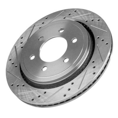 Rareelectrical - New Performance Rotor Brake Disc Compatible With Ford F-150 Xl 6 Cyl 2.7L F-150 Lariat 6 Cyl 2.7L - Image 8