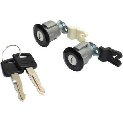 Rareelectrical - New Black Door Lock Cylinder Compatible With Ford E-150 Chateau 8 Cyl 5.4L Explorer Eddie Bauer 6 - Image 2