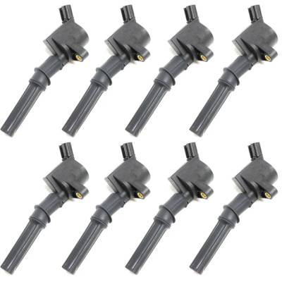 Rareelectrical - New Ignition Coil Compatible With Ford F-150 Stx 8 Cyl 4.6L Crown Victoria Base 8 Cyl 4.6L E-350 - Image 1