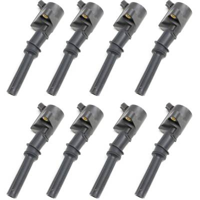 Rareelectrical - New Ignition Coil Compatible With Ford E-350 Super Duty Xl 10 Cyl 6.8L E-450 Super Duty Base 8 Cyl - Image 2