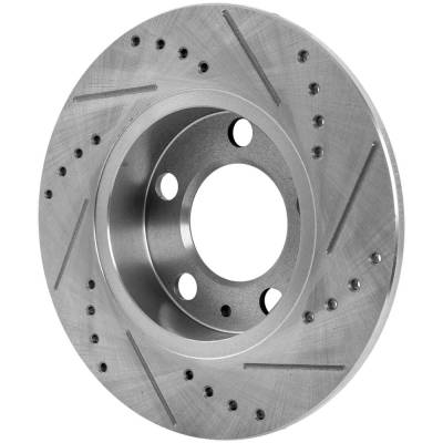 Rareelectrical - New Solid Brake Disc Compatible With Volkswagen Jetta Glx 6 Cyl 2.8L Golf Gls Tdi 4 Cyl 1.9L Beetle - Image 6