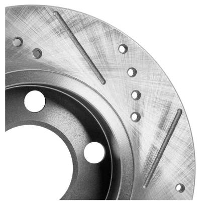 Rareelectrical - New Solid Brake Disc Compatible With Volkswagen Beetle 2.5 5 Cyl 2.5L Beetle S 5 Cyl 2.5L Jetta City - Image 7