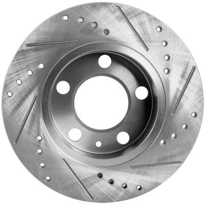 Rareelectrical - New Solid Brake Disc Compatible With Volkswagen Golf Gti 1.8T 4 Cyl 1.8L Jetta Gls 4 Cyl 1.8L Beetle - Image 4