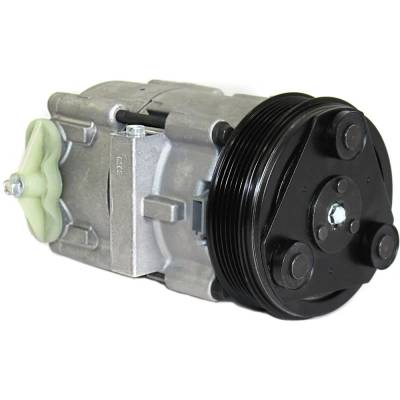 New 6-Groove Pulley A/C Compressor Compatible With Ford F-250 Super Duty Lariat 10 Cyl 6.8L F-350