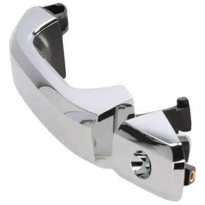 Rareelectrical - Driver Side Front Exterior Door Handle Compatible With 2014-2022 Chevrolet Silverado Chrome With Key - Image 3
