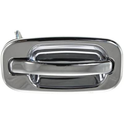 Rareelectrical - Passenger Side Front Exterior Door Handle Compatible With 1999-2007 Gmc Sierra Gmc Yukon Chrome - Image 5