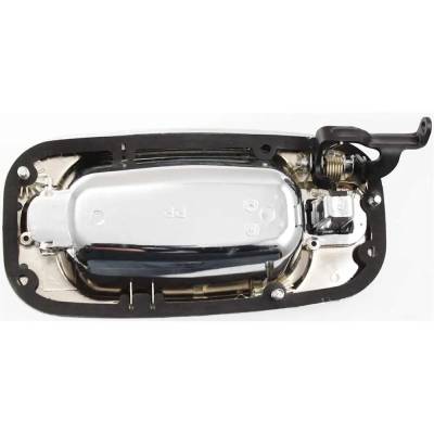 Rareelectrical - Rear Passenger Side Exterior Door Handle Compatible With 2000-2007 Gmc Sierra Gmc Yukon Chrome - Image 4