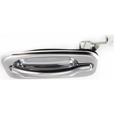 Rareelectrical - Driver Side Rear Exterior Door Handle Compatible With 2000-2007 Gmc Sierra Gmc Yukon Chrome Without - Image 6