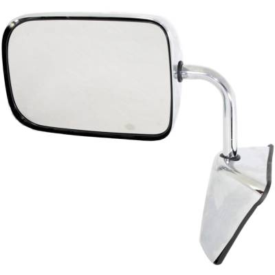 Rareelectrical - Side Mirror Compatible With 1988-1993 Dodge D100 D150 D250 D350 Ramcharger W100 W150 W250 W350 Left - Image 1