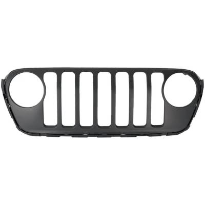 RAREELECTRICAL - New Black Grille Assembly Compatible With Jeep Wrangler Sport Altitude 4 Cyl 2.0L Gladiator Texas - Image 2