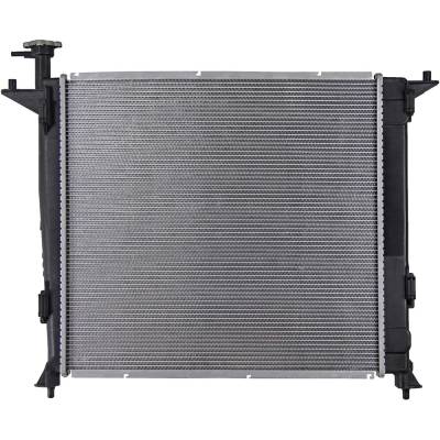 Rareelectrical - Radiator Assembly Compatible With 2019-2020 Hyundai Santa Fe 2.0L L4 1998Cc 13829 762405-91283-7 - Image 2
