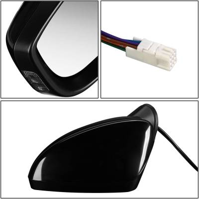 Rareelectrical - New Left Mirror Compatible With Mazda 3 Gt I Sport I Grand Touring I Touring Sport Gs S Gs Gt I Sv - Image 5