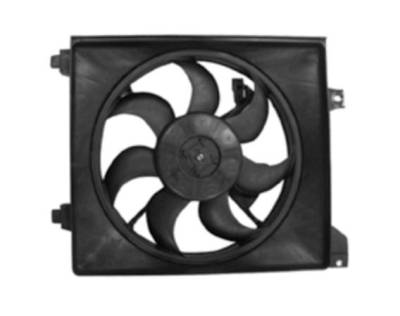 New Ac Condenser Fan Assembly Compatible With 2007-2011 Hyundai Accent Hatchback 977301E000