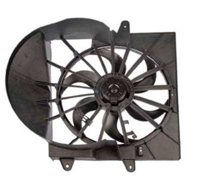 New Dual Radiator Condenser Fan Compatible With Jeep Commander 4.7 08-10 Ch3117105 Am67007a