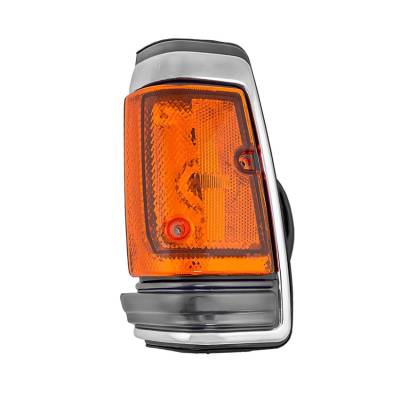 New Left Driver Side Marker Light Assembly Compatible With 1983-1986 Nissan 720 Rwd 2Wd Pickup Base