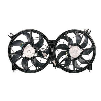 New Dual Radiator Condenser Fan Assembly Compatible With 2015-2024 Nissan Murano S Sv Sl Platinum