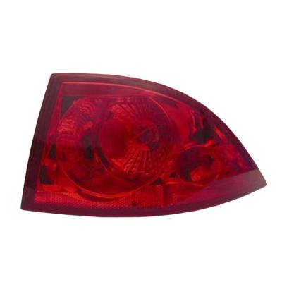 Right Passenger Side Outer Tail Light Assembly Compatible With 2006-2011 Buick Lucerne Cx Cxl Cxs