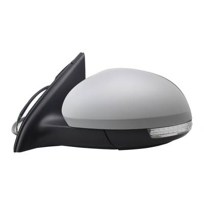 New Left Driver Side Door Mirror Power Heated Signal Compatible With 2009-2017 Volkswagen Vw Tiguan