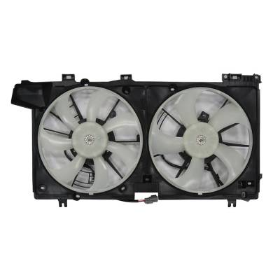 New Dual Radiator Condenser Fan Assembly Compatible With 2015-2019 Subaru Legacy Outback 2.5L H4