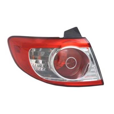 New Driver Side Outer Tail Light Compatible With 2010-2012 Hyundai Santa Fe Gls Se Limited Left Rear