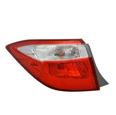 Outer Tail Light Assembly Left Driver Side Compatible With 2014-2016 Toyota Corolla Le Eco S Plus