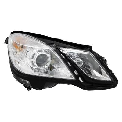 New Passenger Side Halogen Headlight Compatible With Mercedes Benz E350 Sedan 2010-2013 By Part
