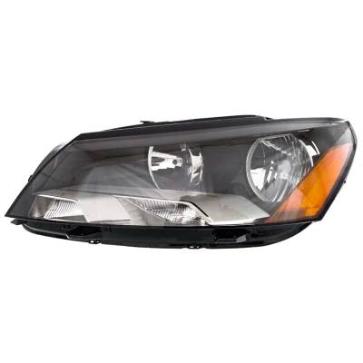 New Left Halogen Headlight Compatible With Volkswagen Passat Sedan 2012 By Part Number 561-941-005-D