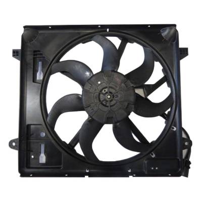 New Dual Radiator And Condenser Fan Assembly Compatible With 2012-2018 Jeep Wrangler Jk 3.6L