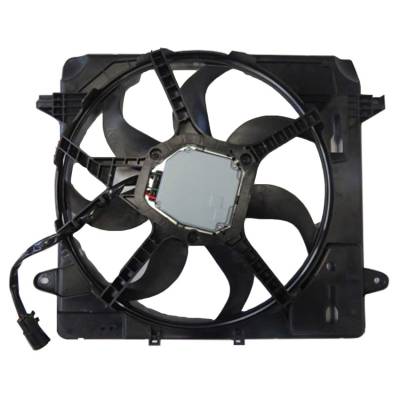 Rareelectrical - New Radiator Cooling Fan Assembly Compatible With 2012-2018 Jeep Wrangler Jk Sport Sahara Rubicon - Image 2