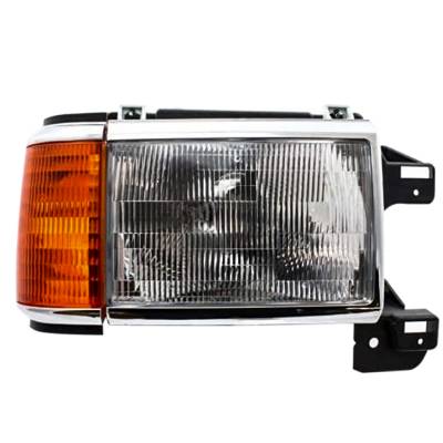 New Headlamp Compatible With Ford F-Series Right Front 1987-1991 F-150 F-250 F-350 Bronco 4.9L 300