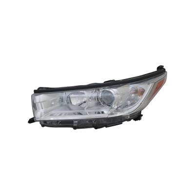 New Driver Side Headlight Fits Toyota Highlander Hybrid Xle 2017-2018 To2502251