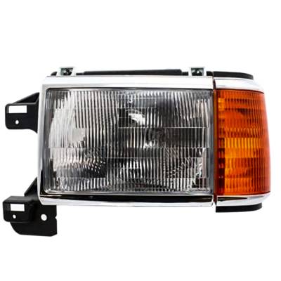 New Driver Side Composite Headlight Compatible With 1987-1991 Ford F-150 F-250 F-350 Bronco 4X4