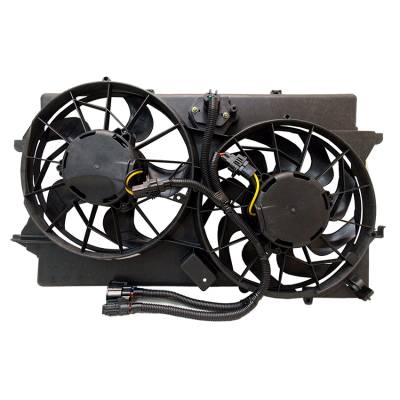 New Dual Cooling Fan Compatible With 2005-2007 Ford Focus 2.0L I4 Duratec He Dohc W/A/C 2003-2007