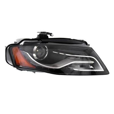 Right Passenger Headlight Hid Compatible With 2009-2012 Audi A4 Quattro Avant Wagon Awd 2.0L Tfsi