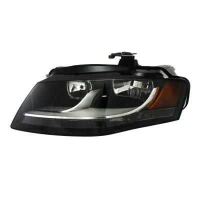 New Left Halogen Headlight Compatible With Audi A4 Sedan 2009-2012 By Part Number 8K0-941-029-Ah