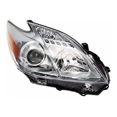 New Passenger Side Halogen Headlight Compatible With Toyota Prius Base Hatchback 2010 By Part Number