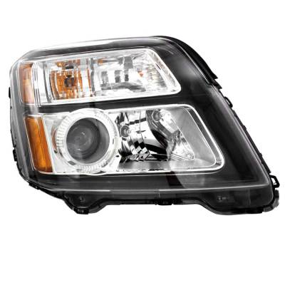 New Right Halogen Headlight Compatible With Gmc Terrain Denali Sport 2016-2017 By Part Number