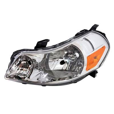 Driver Headlight Assembly Compatible With 2007-2013 Suzuki Sx4 Base Sport Sportback Crossover