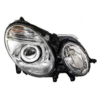 New Passenger Side Halogen Headlight Compatible With Mercedes-Benz E350 Sedan Wagon 2007-2009 By