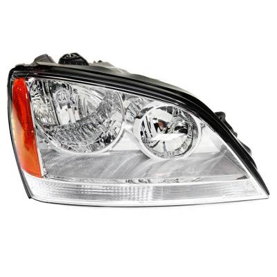 New Right Halogen Headlight Compatible With Kia Sorento Ex Sport 2005 By Part Number 92102-3E041