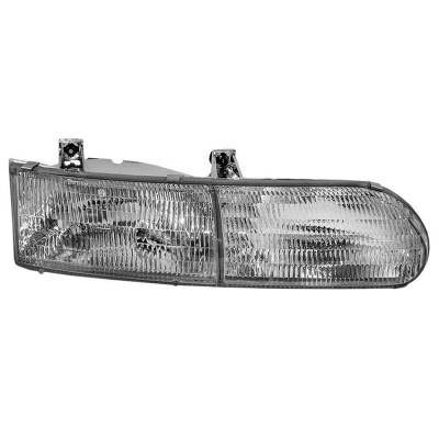New Passenger Side Composite Headlight Compatible With 1992-1995 Ford Taurus Gl 1992 Taurus L