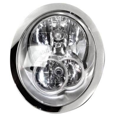 New Driver Side Halogen Headlight Compatible With Mini Cooper S Base Convertible 2005-2008 By Part