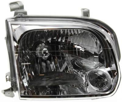 New Right Side Headlight Compatible With Toyota Sequoia Limited Sport Utility 2005-2007 By Part
